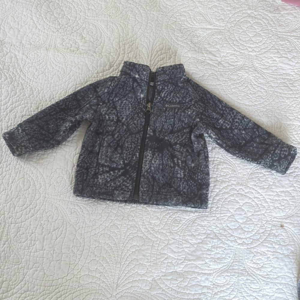 Columbia fleece zip up jacket Size 6-12 months